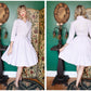 1950s Bobbie Brooks Lavender Shirtwaist Cotton Dress