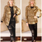 1960s Faux Fur Cheetah Print Jacket -Small 