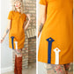 1960s Mod Arrow Aline Dress
