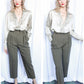 1990s Green Escada Pleated Pant - Small