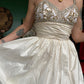 1970s Victoria Royalty Winter Gown - Small