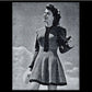 1940s RARE Hand Knit Ice Skating Dress 