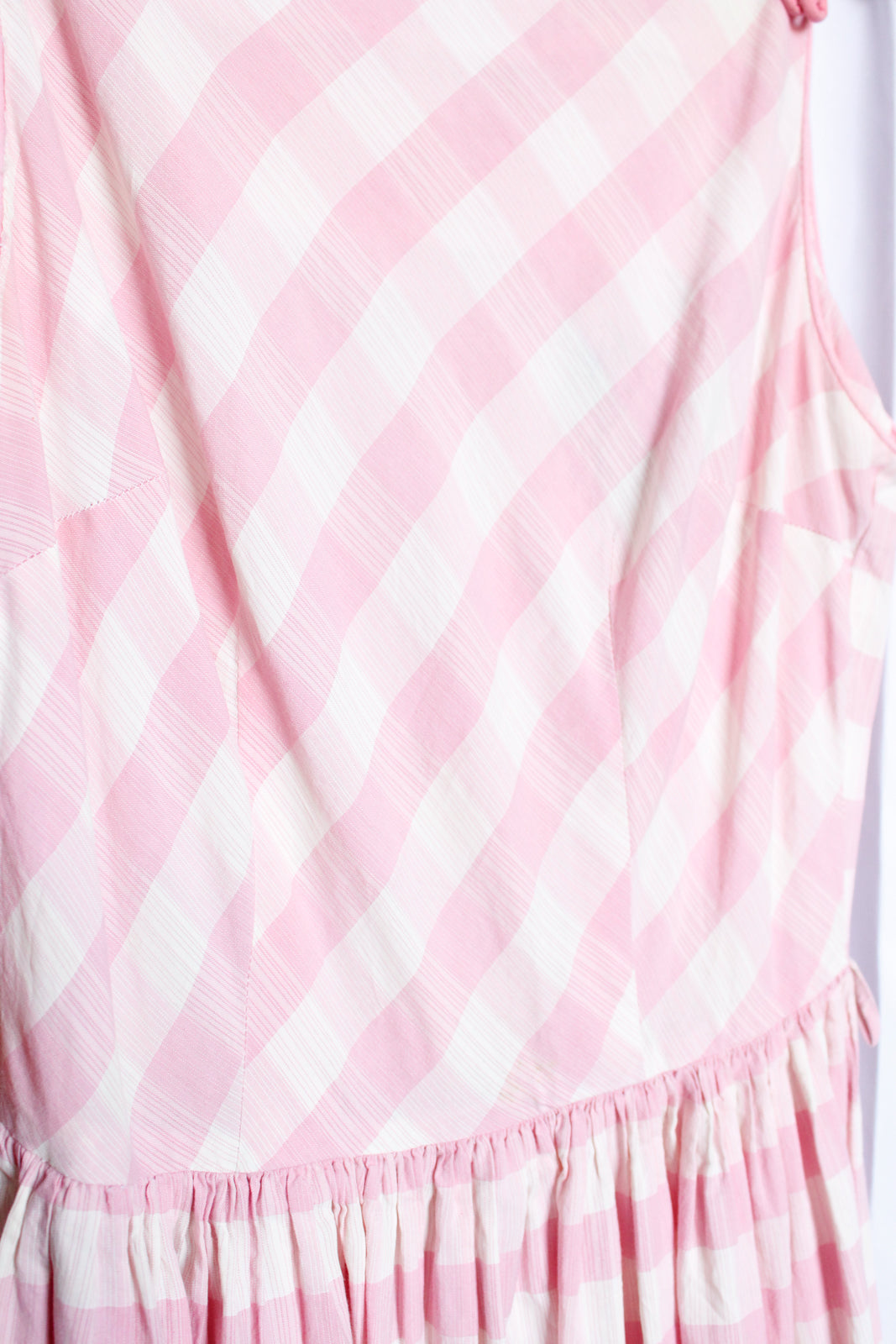 1950s Barbie Plaid & Pink Day Dress - Medium