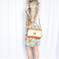 1980s Dooney & Bourke White & Tan Leather Handbag