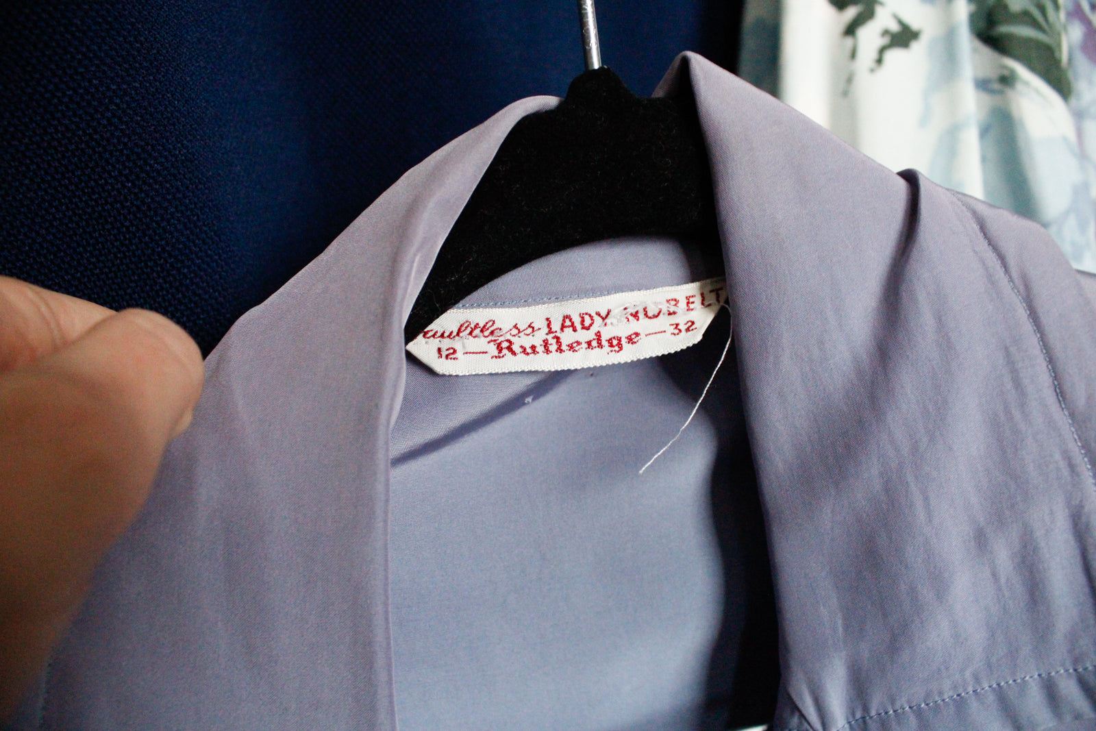 1940s Rayon Purple & Orange Lounge Suit - S/M