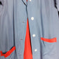 1940s Rayon Purple & Orange Lounge Suit - S/M