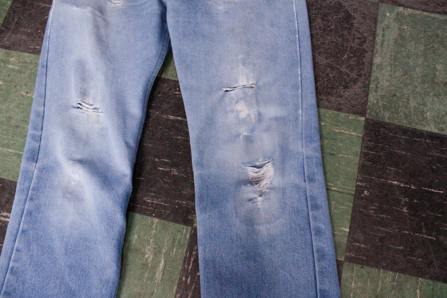 1990s Orange Tab Levis Light Denim Jeans - 30" Waist