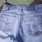 1990s Orange Tab Levis Light Denim Jeans - 30" Waist