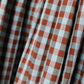 1940s Mione Plaid Cotton Day Dress - Medium