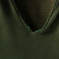 1930s Dark Green Rayon Dress - Small