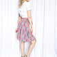 1950s White Eyelet Crop Top - S/M