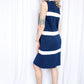 1970s Lacoste Striped Dress - Large