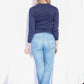 1950s Fautless Striped L/S Tee by Enro - S/M