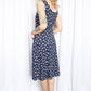 1950s 2pc Taj Mahal Cotton Dress and Bolero - Large