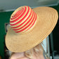 1940s Summer Woven Cartwheel Hat