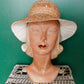 1950s Intricately Woven Straw Summer Hat
