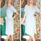 1950s Reich Blue & Orange beaded Dress