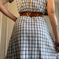1950s Horseshoe Leather Calderon Belt - 25/26 waist