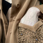 1940s Caramel Gabardine Wool Beaded Blazer - Medium