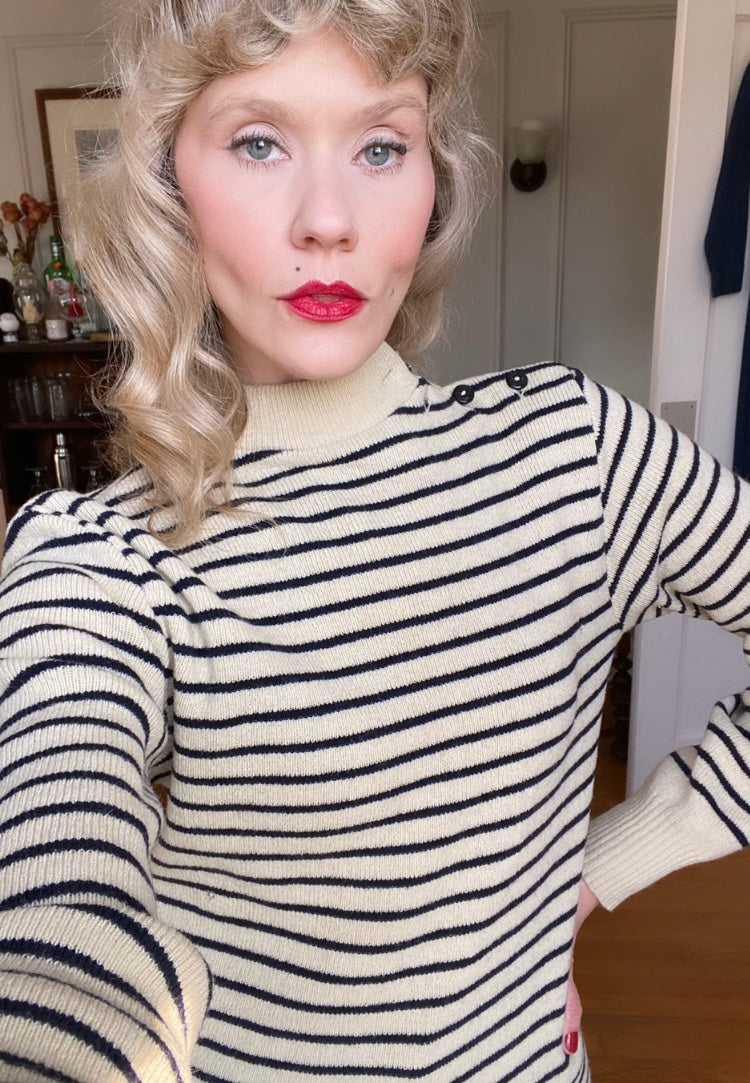 1990s Tricots Wool Striped Sweater - M/L