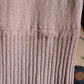 1940s Mauve Knit Sweater Dress 