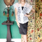 1980s Fredrick's of Hollywood Lace Tunic 