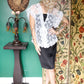 1980s Fredrick's of Hollywood Lace Tunic 