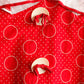 1930s Glowing Heart Swiss Dot Dress - Xs