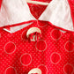 1930s Glowing Heart Swiss Dot Dress - Xs