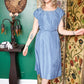1950s Ann Kauffman Taffeta Dress & Jacket - Medium