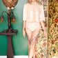 1930s Silk and Rayon Lace Champagne Bed Jacket