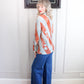 1970s Mens HUK•A•P Nylon Funky Shirt 42 chest