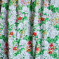 1970s Floral Cotton Halter Maxi Dress