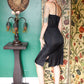 1970s Jersey Black Dress