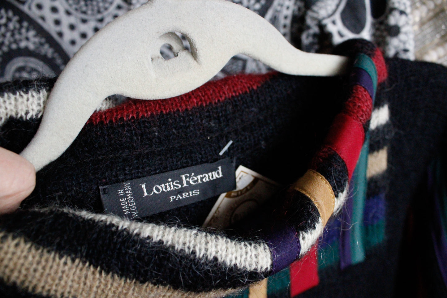 1980s Louis Féraud Wool Sweater 