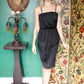 1970s Jersey Black Dress