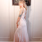 1940s Lady Lenora Rayon Bias Cut Nightgown - S/M