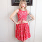 1950s Red Bandana Glenbury Dress - Small