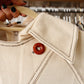 1970s Creamy Ivory Fall Knit Dress