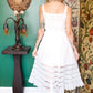 1900s Victorian Lace & Cotton Slip Skirt - M/L