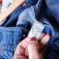 1970s Wide Leg High Waist Denim Jeans - 25"