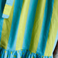 1960s Teal & Chartreuse Beach Dress