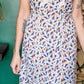 1930s RARE Vanity Fair Colorful Print Dress