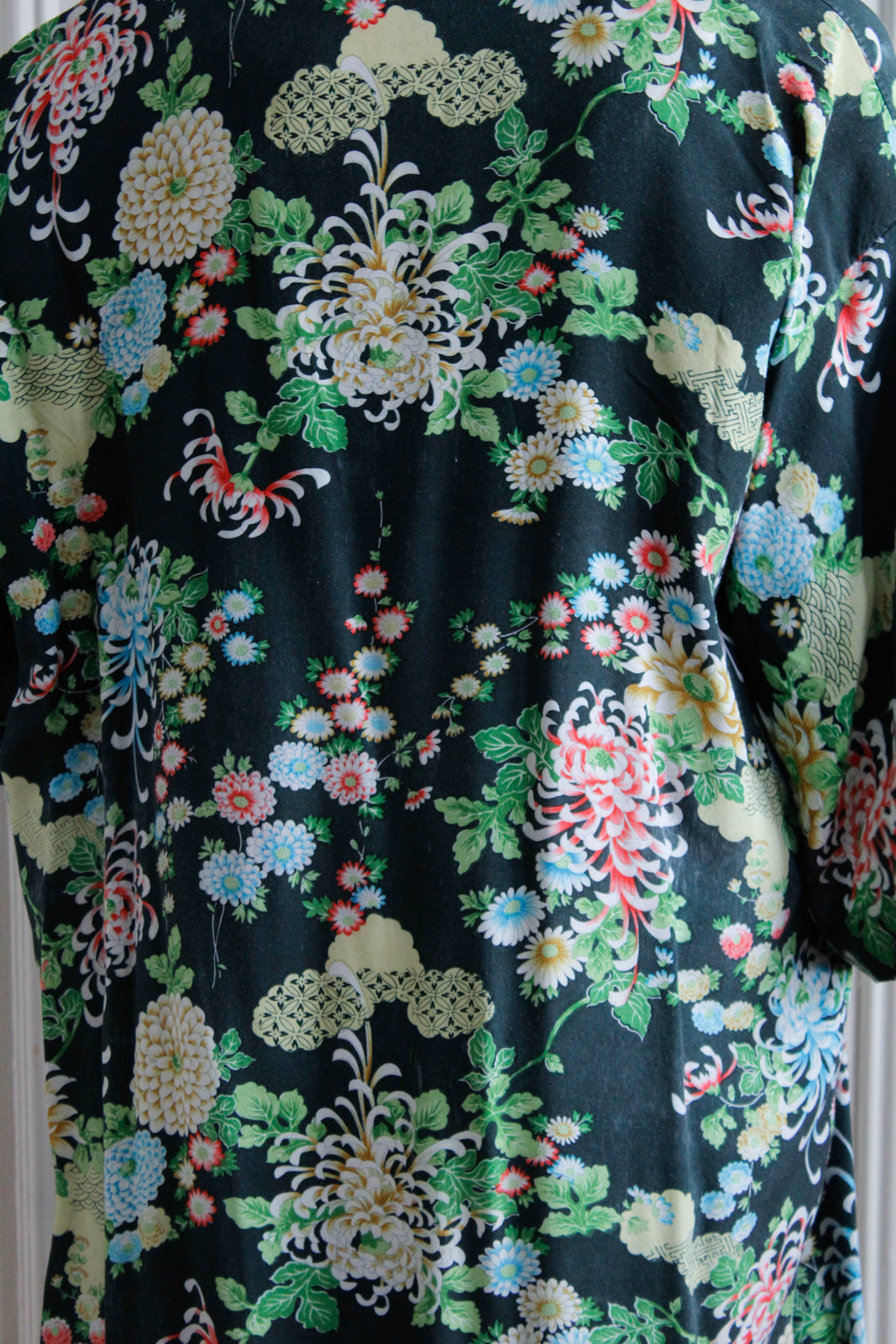1940s Cotton Blossom Robe - o/s
