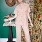 1930s 3pc Cotton Tan Carson Pirie Scott & Co Mens Summer Suit - 40 Long/32" waist