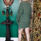 1980s Oversized Green Wool Turtleneck Sweater - L/XL