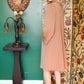 1940s Gabardine Deco Caramel Swing Coat 