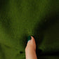 1960s Green Wool & Mink Dress