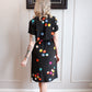 1980s Jack McQueen Pool Ball Silk Dress - S/M