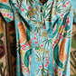 1950s Hawaiian Cotton Nani Mermaid Gown - Xs/S